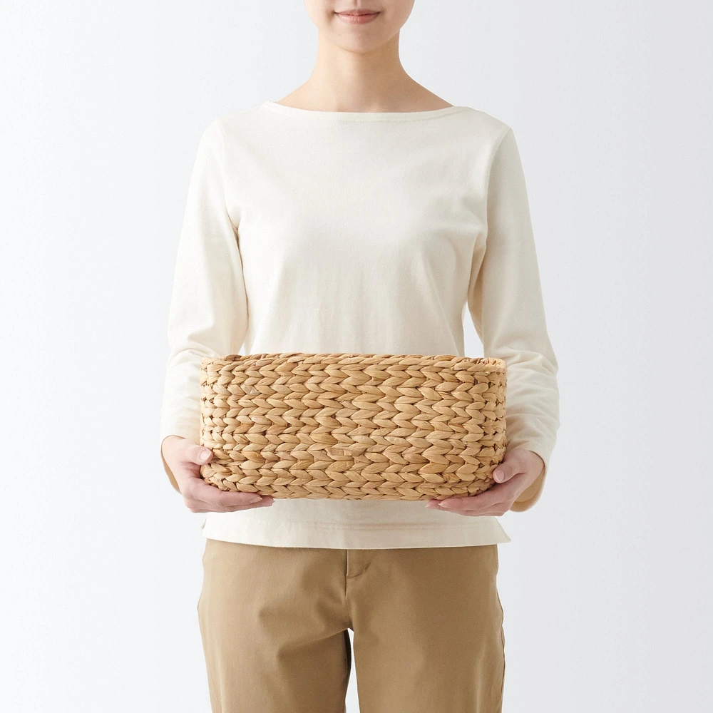 Water Hyacinth Basket - Rectangle - Medium W34 x D23 x H16 cm