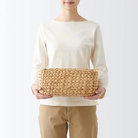 Water Hyacinth Basket - Rectangle - Medium W34 x D23 x H16 cm