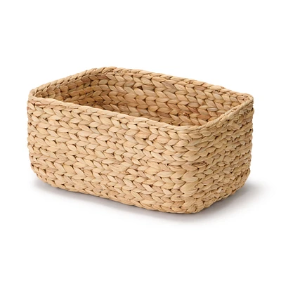Water Hyacinth Basket - Rectangle - Medium W34 x D23 x H16 cm