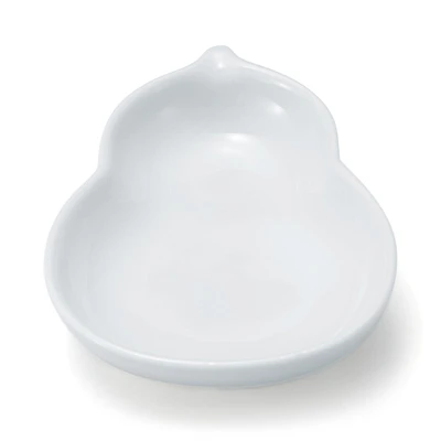Hasami Ware Lucky Small Plate - Gourd - White
