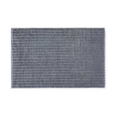 Cotton Linen Bath Mat - W45 x L70 cm - Charcoal Grey