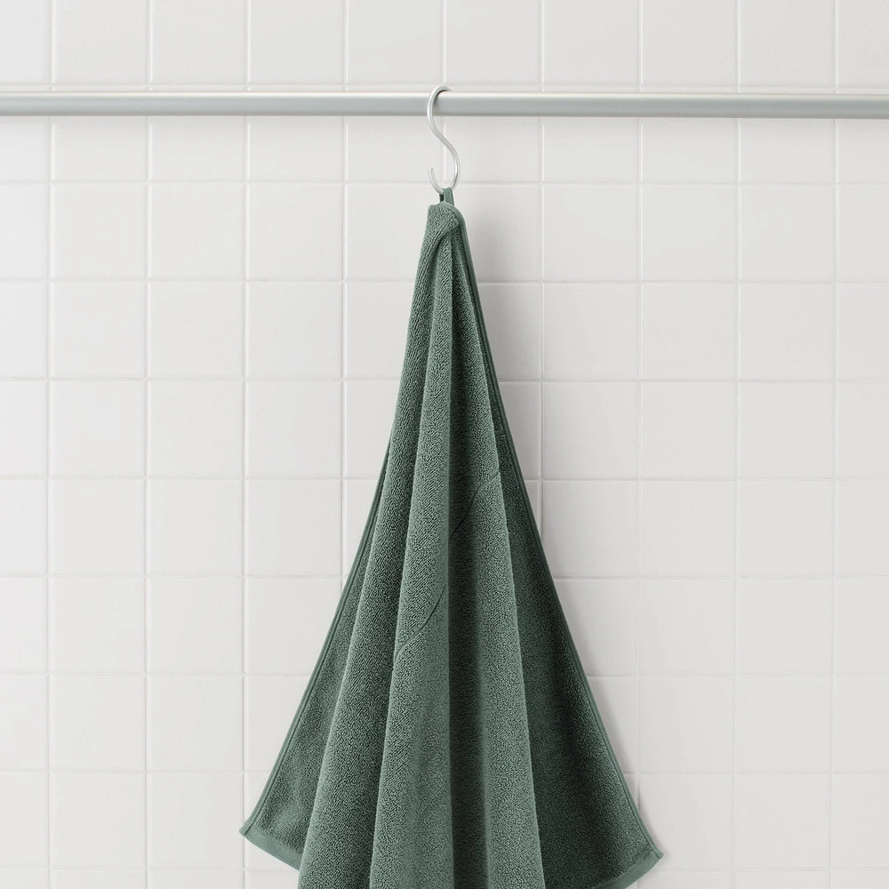Twin Pile with Loop Bath Towel - Green