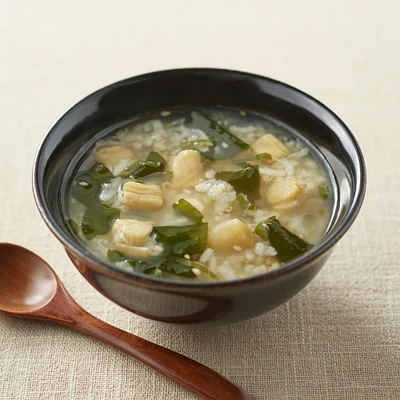 Freeze Dried Scallop Adductor & Seaweed Rice Porridge