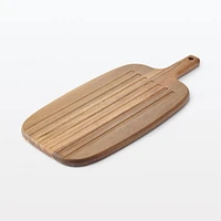 Acacia Double-Sided Cutting Board with Handle