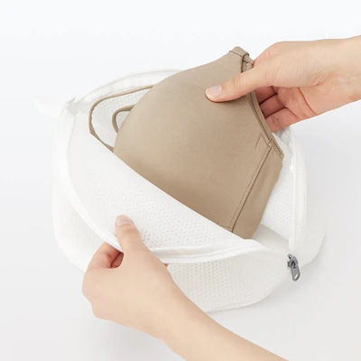 Polyester Cushion Mesh Round Laundry Net for Underwear