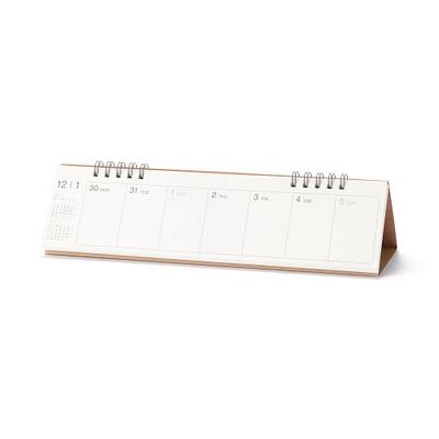 2025 Horizontal Weekly Desktop Flip Calendar
