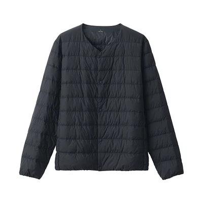 Men's Lightweight Down Collarless Jacket