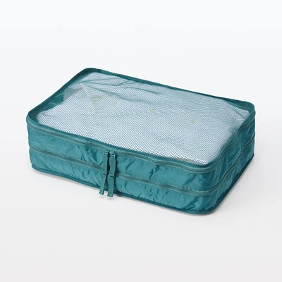 Polyester Gusset Case Double - Dark Green