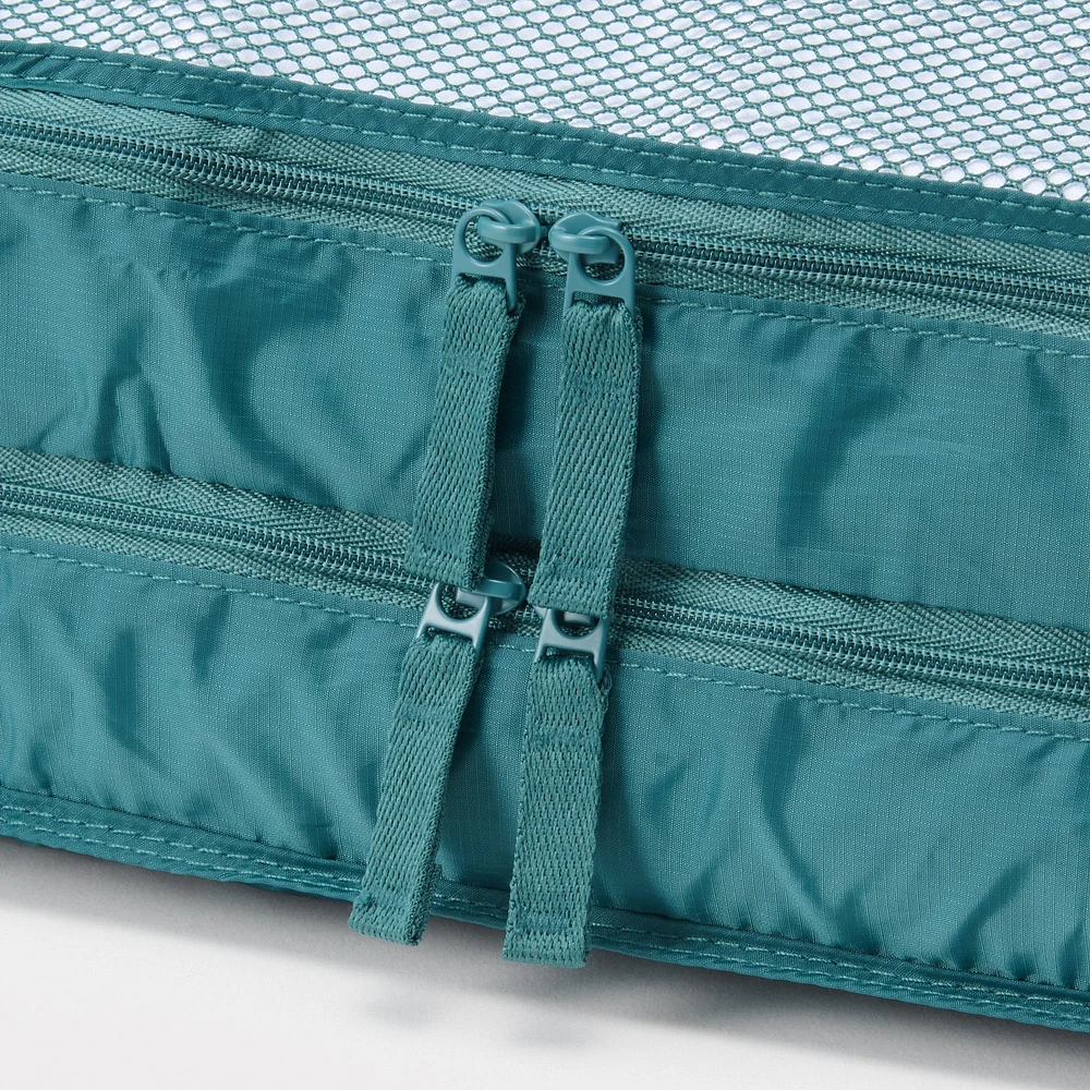 Polyester Gusset Case Double - Dark Green