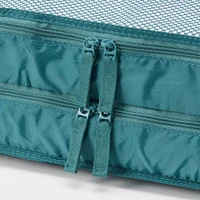 Polyester Gusset Case Double - Dark Green