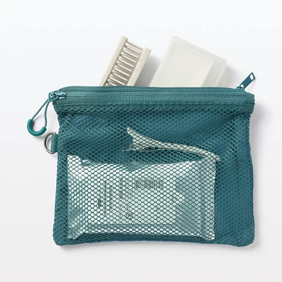 Polyester Two Zipper Case - Medium - Dark Green
