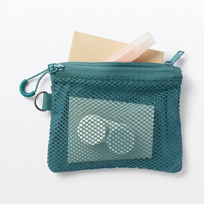Polyester Two Zipper Case - Small - Dark Green