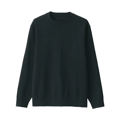 Men's Washed Milano Ribbed Crew Neck Sweater