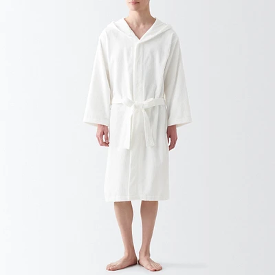 Side Seamless Pile Bathrobe