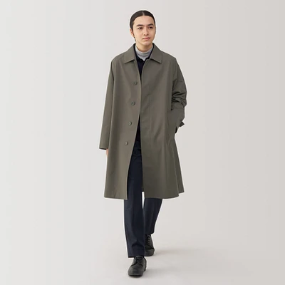 Men's Water Repellent Stand Fall Collar Coat