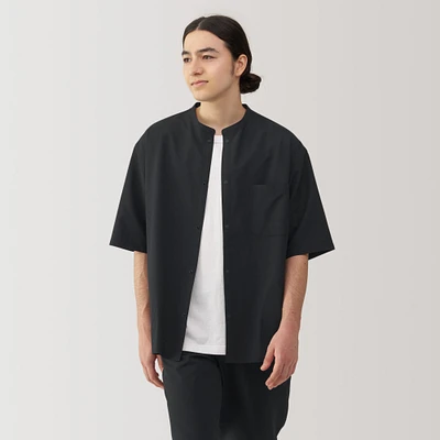 Men's Breathable Half Sleeve Collar Shirt