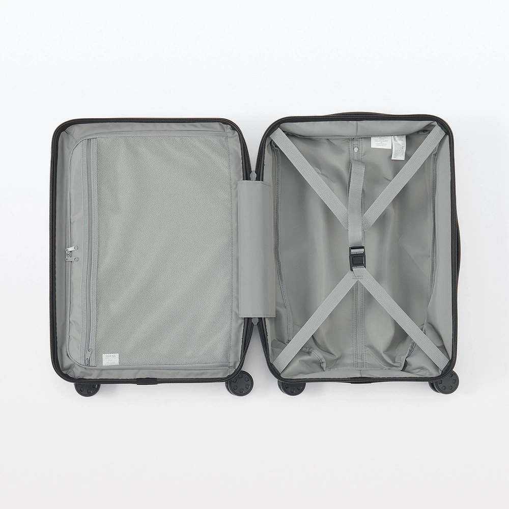 Adjustable Handle Hard Shell Suitcase 36L - Translucent | Carry-On