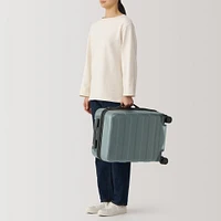 Adjustable Handle Hard Shell Suitcase 36L - Translucent | Carry-On