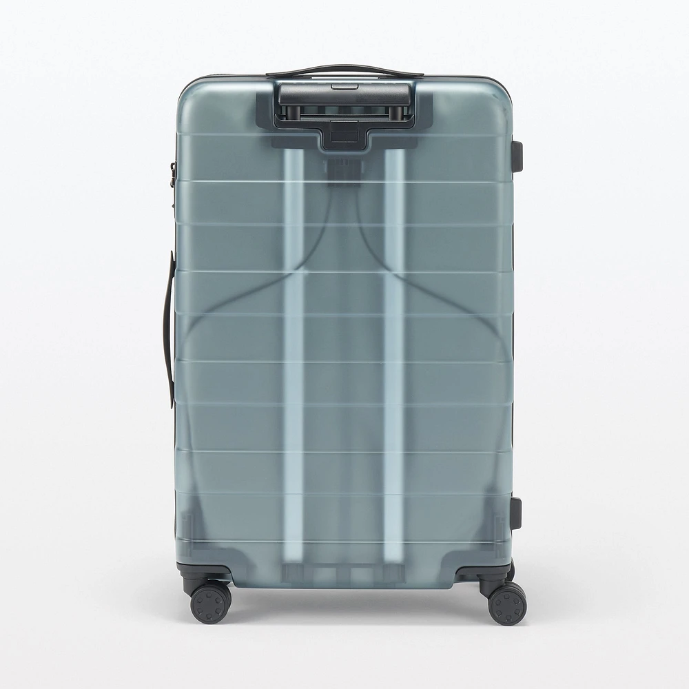 Adjustable Handle Hard Shell Suitcase 75L - Translucent | Check-In