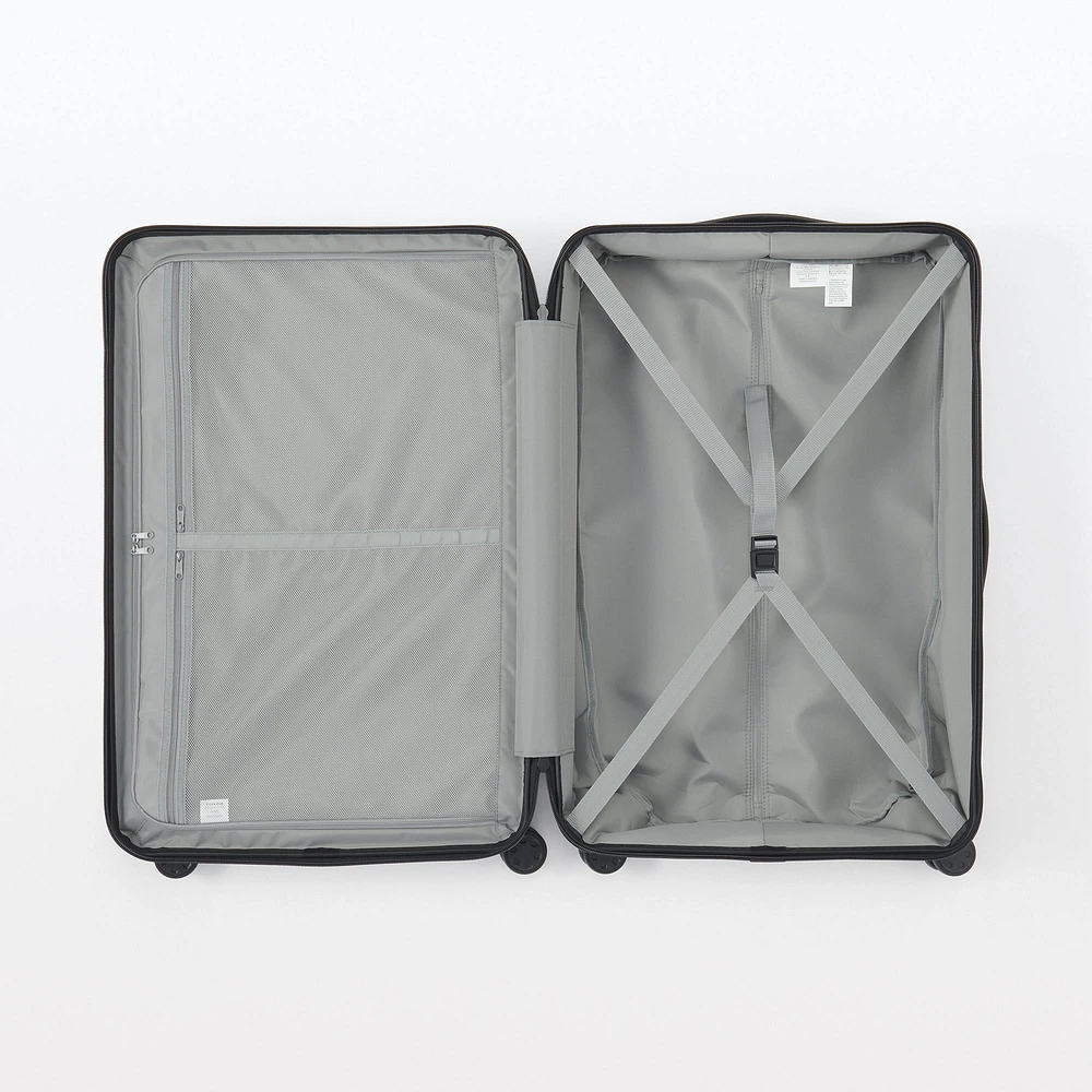 Adjustable Handle Hard Shell Suitcase 75L - Translucent | Check-In