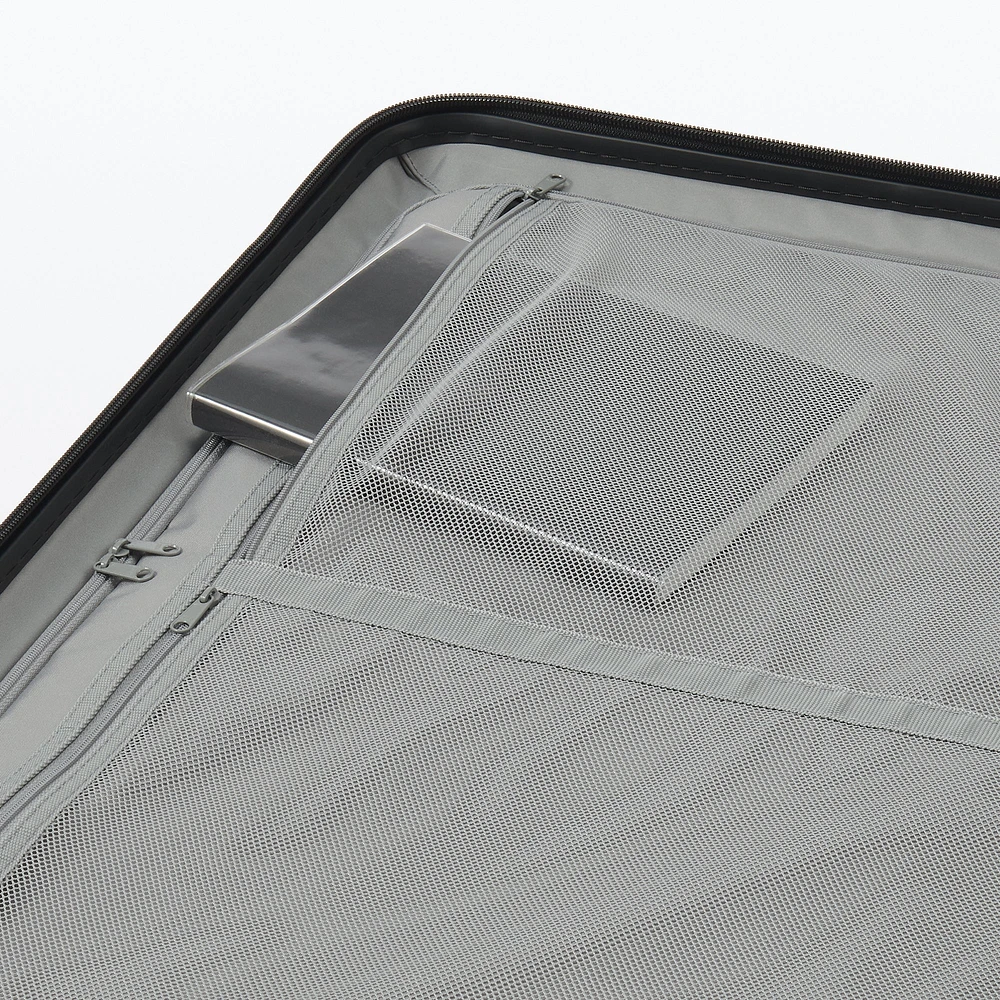 Adjustable Handle Hard Shell Suitcase 75L - Translucent | Check-In