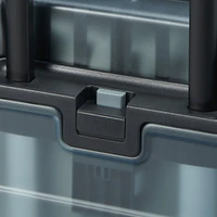 Adjustable Handle Hard Shell Suitcase 75L - Translucent | Check-In