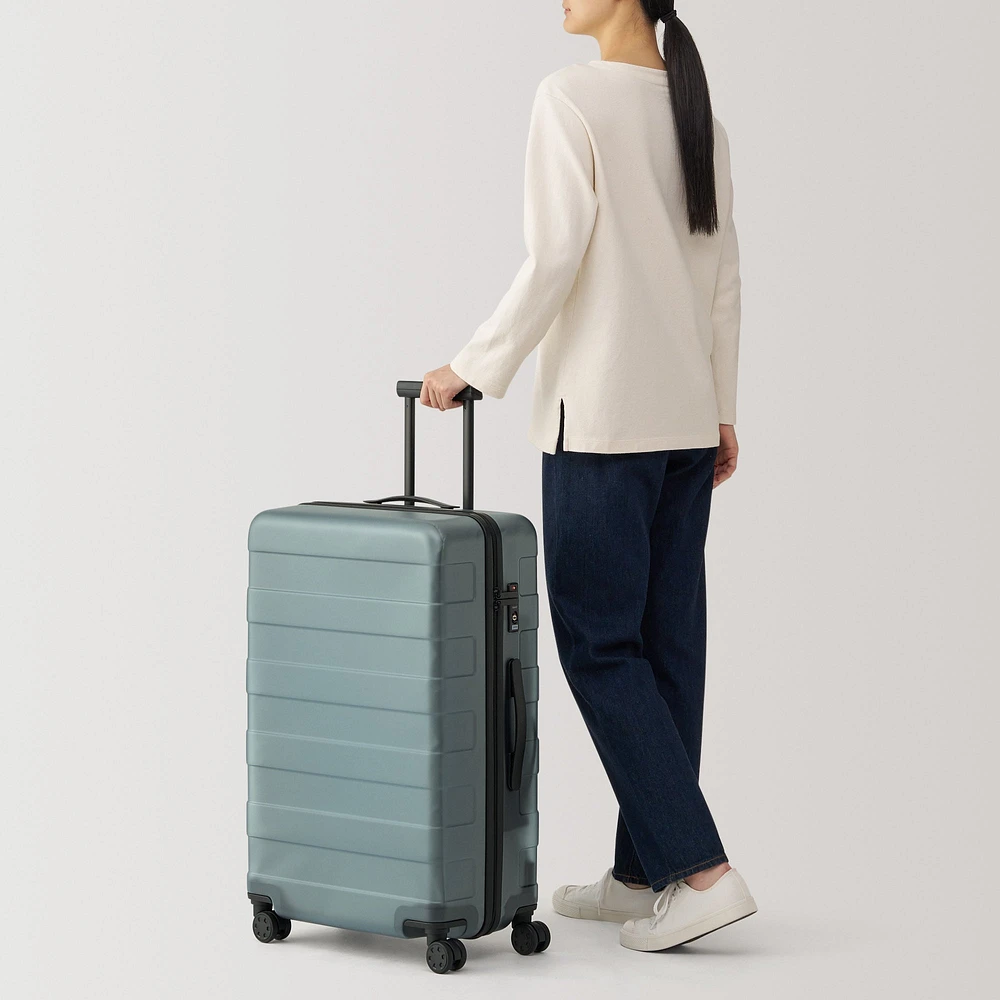 Adjustable Handle Hard Shell Suitcase 75L - Translucent | Check-In