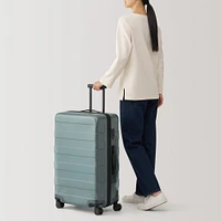 Adjustable Handle Hard Shell Suitcase 75L - Translucent | Check-In
