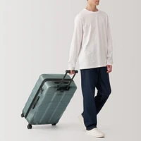 Adjustable Handle Hard Shell Suitcase 75L - Translucent | Check-In