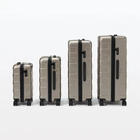 Adjustable Handle Hard Shell Suitcase 75L - Translucent | Check-In