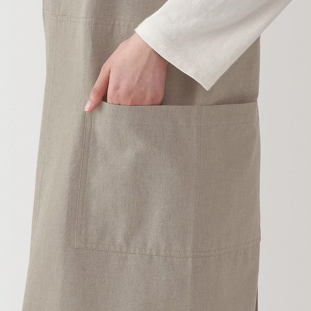Plain Weave Cotton Shoulder Strap Apron