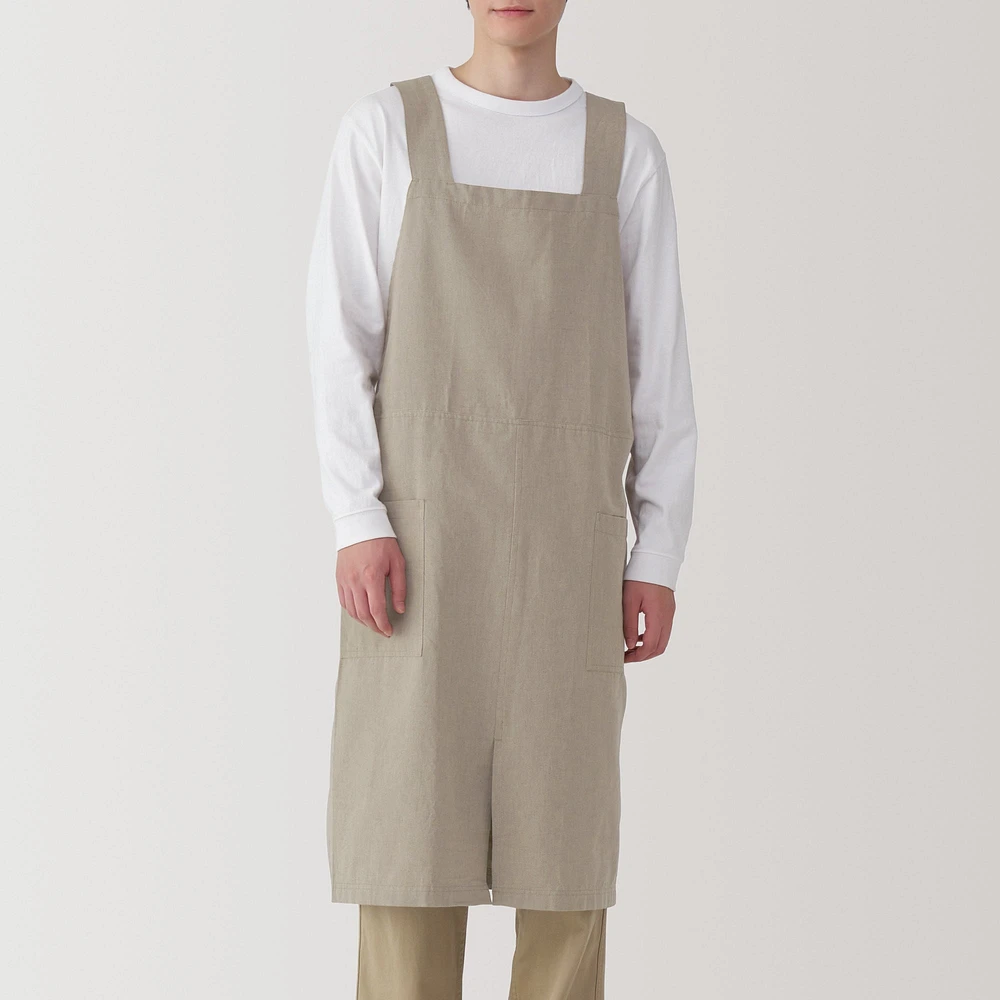 Plain Weave Cotton Shoulder Strap Apron