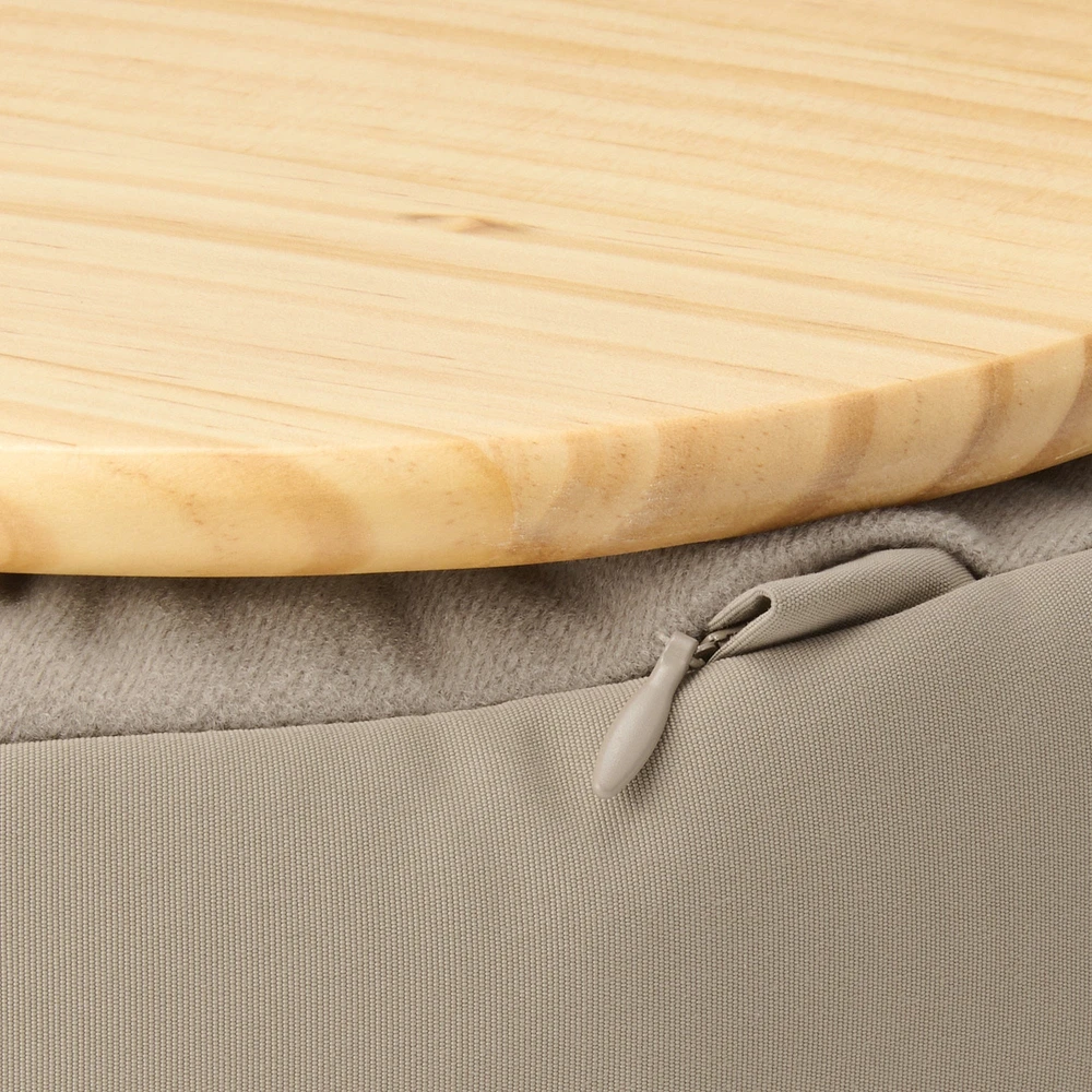 Lap Desk Cushion - Grey Beige