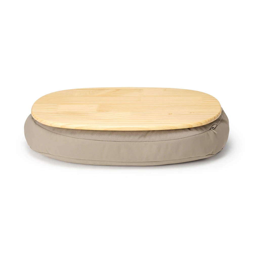 Lap Desk Cushion - Grey Beige