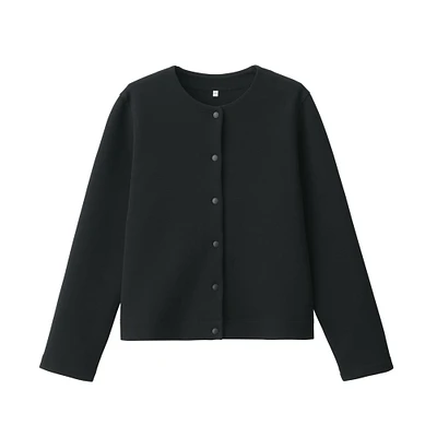 Women's Double Knitted Sweatshirt Cardigan