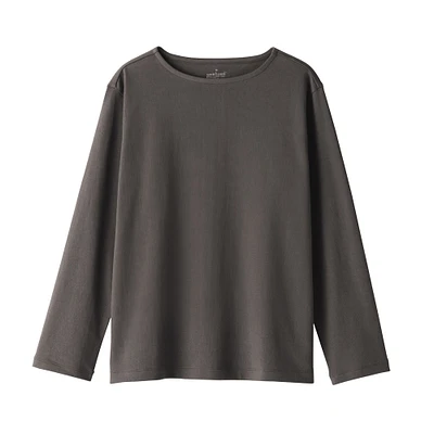 Women's Heavy Weight Boat Neck Long Sleeve T-Shirt
