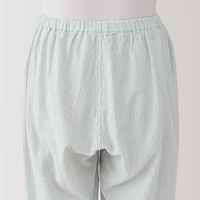 Women's Side Seamless Lightweight Gauze 3/4 Sleeve Pajamas