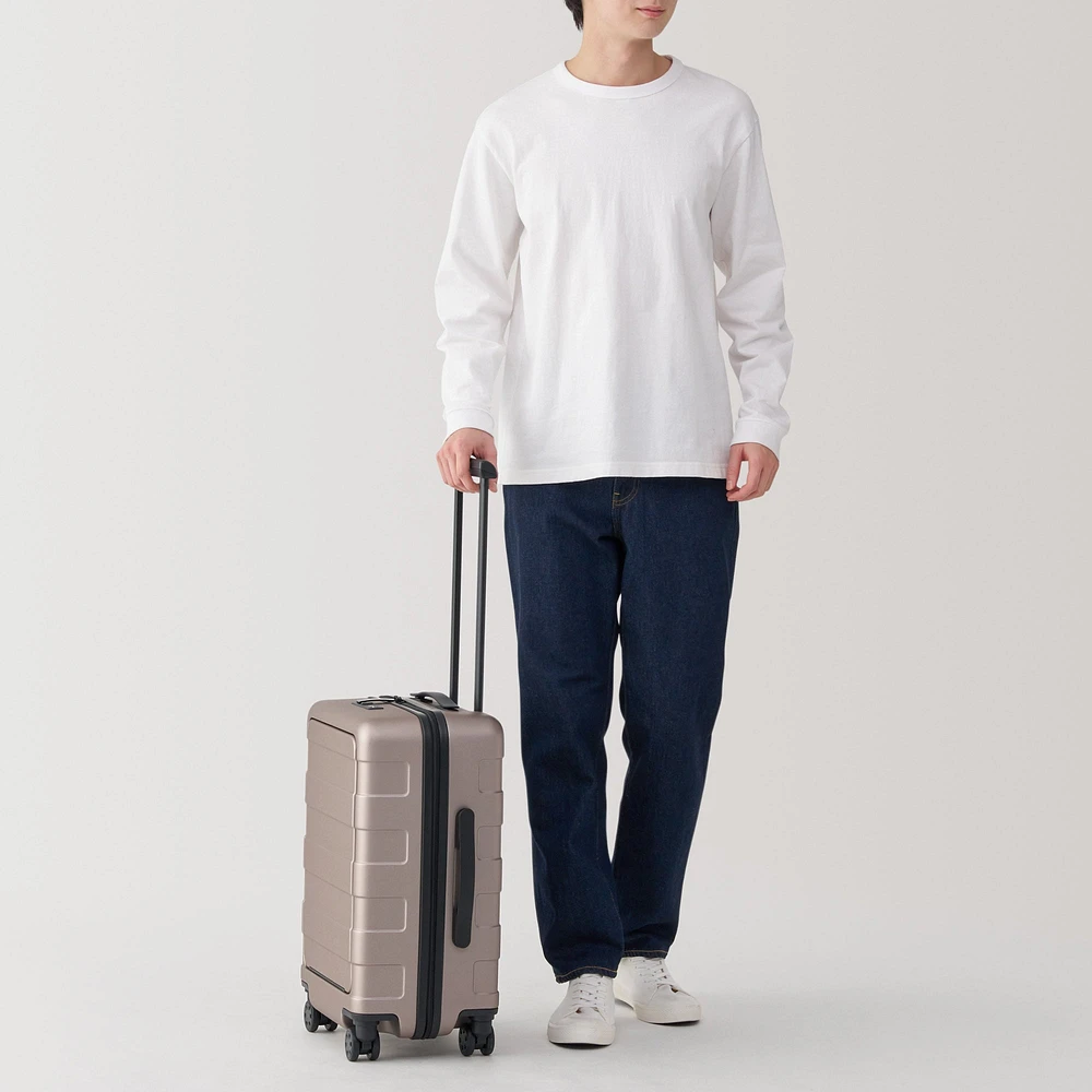 Adjustable Handle Front Open Hard Suitcase 32L | Carry-On