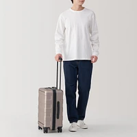Adjustable Handle Front Open Hard Suitcase 32L | Carry-On