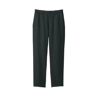 Men's Washed Linen Tapered Pants