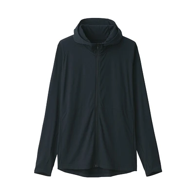 Men's UV Protection Quick Dry Pocketable Zip-Up Hoodie
