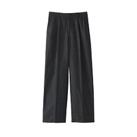 Women's Hemp Blend Twill Darted Wide Pants