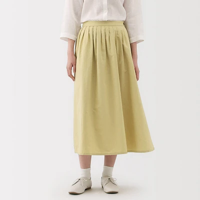 Women's Hemp Cotton Easy Long Skirt