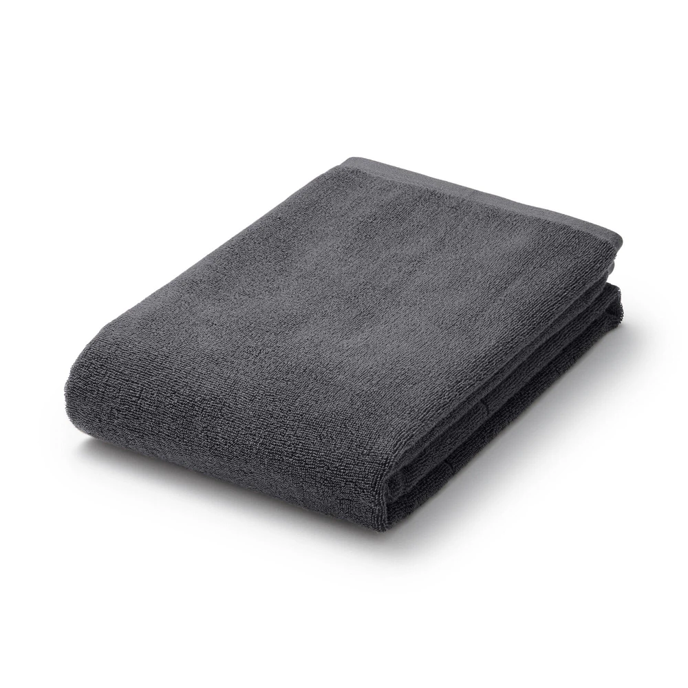 Twin Pile Large Bath Towel with Loop