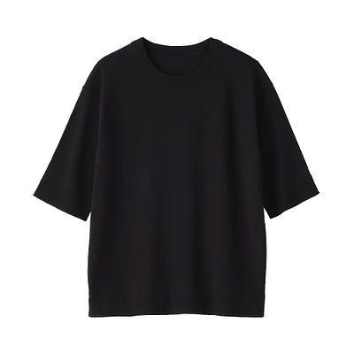 Women's High Twisted Half Sleeve Sweater