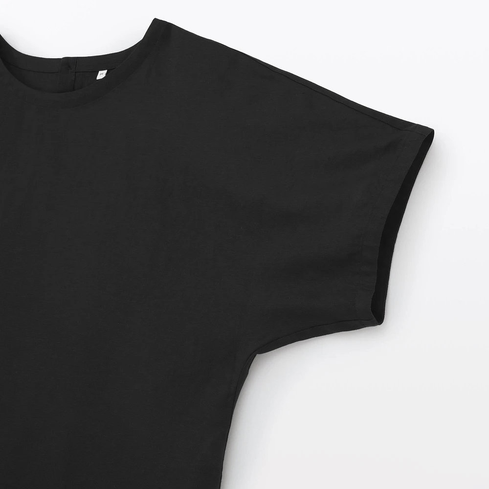 Women's Hemp Cotton Short Sleeve Blouse