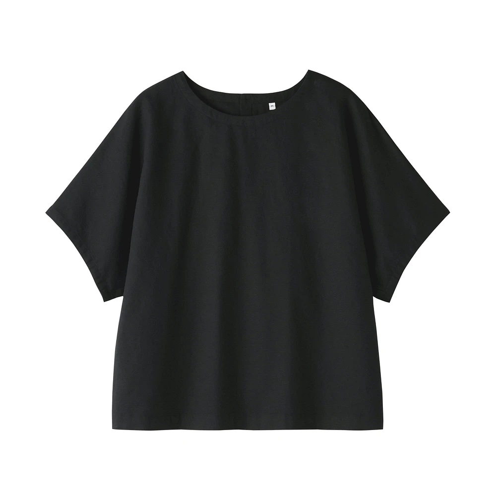 Women's Hemp Cotton Short Sleeve Blouse