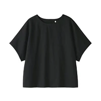 Women's Hemp Cotton Short Sleeve Blouse