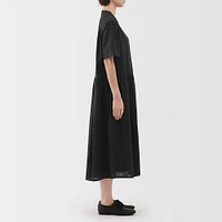 Women's Hemp Cotton Short Sleeve Dress