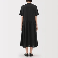 Women's Hemp Cotton Short Sleeve Dress